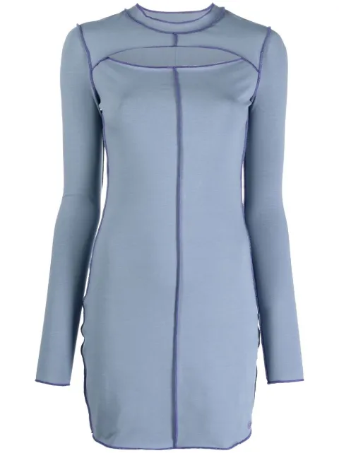 Diesel vestido corto con detalle de aberturas