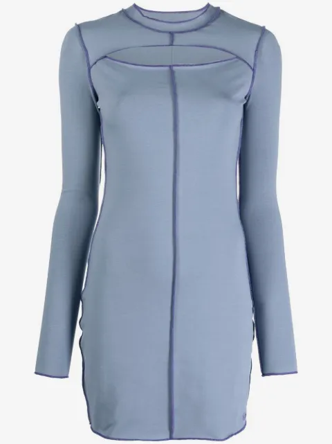 Diesel vestido corto con detalle de aberturas