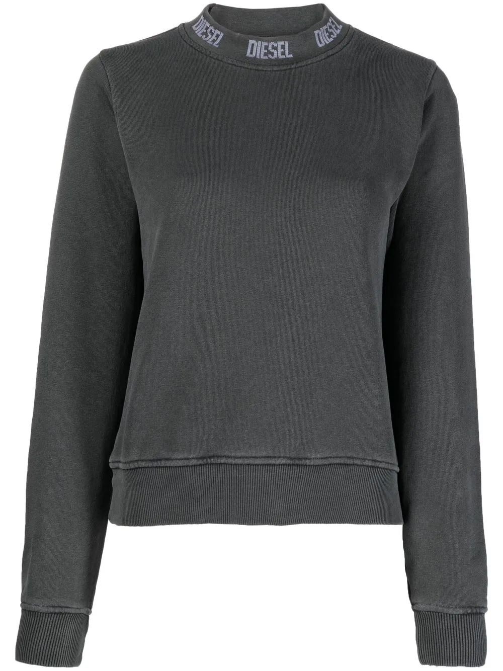 

Diesel sudadera con cuello redondo y logo - Gris