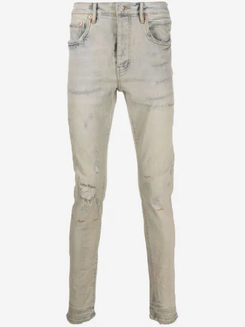 Purple Brand distressed skinny jeans