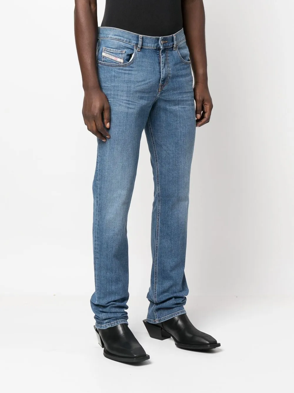 Diesel 2021 bootcut jeans Blauw