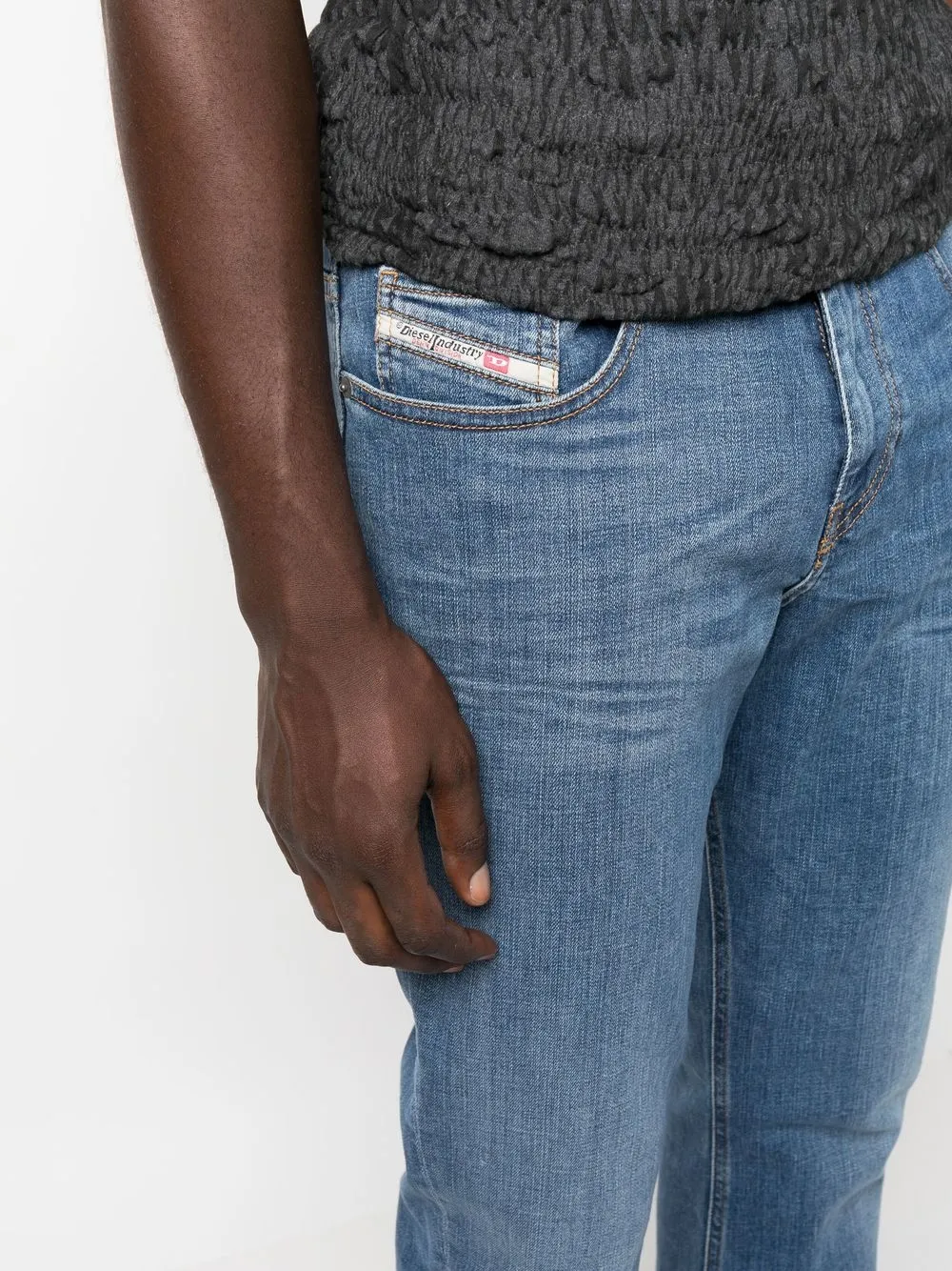 Diesel 2021 bootcut jeans Blauw
