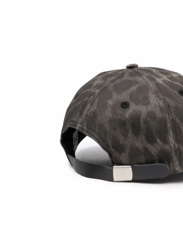 Aries 'No Problemo' leopard-print Cap 