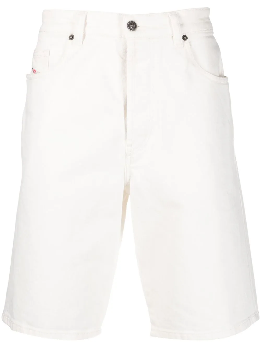 

Diesel straight-leg denim shorts - White