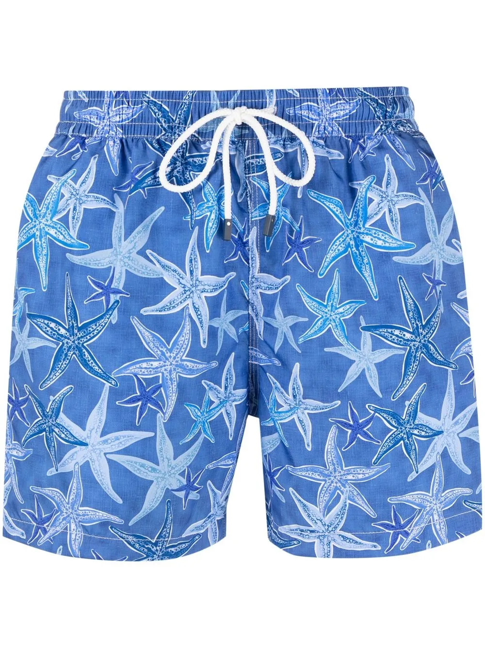 

Fedeli shorts de playa con estampado de estrellas de mar - Azul