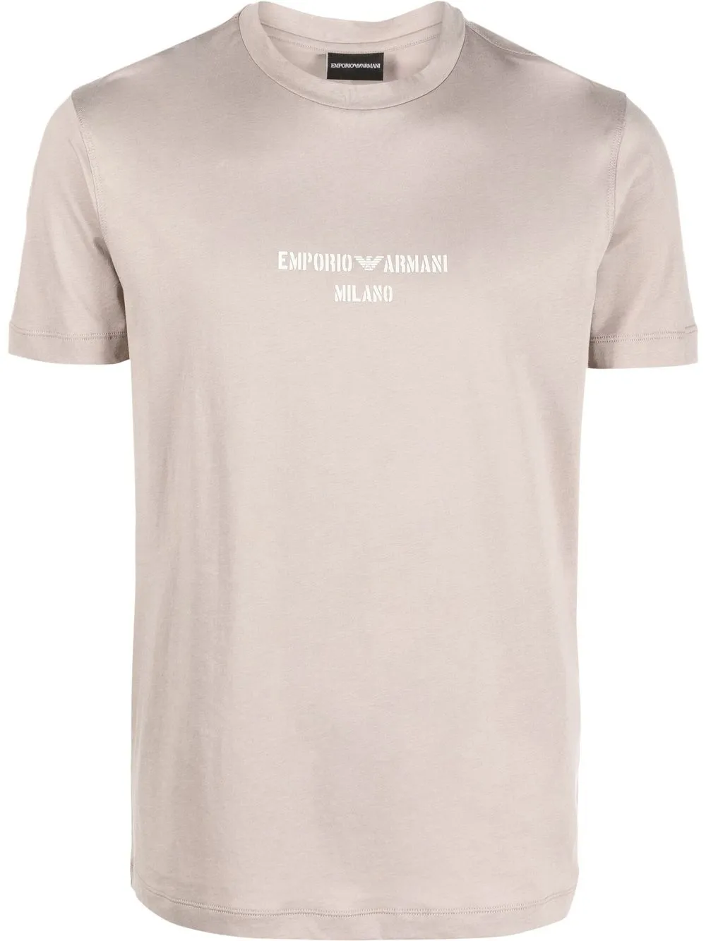 

Emporio Armani playera con logo estampado - Neutro