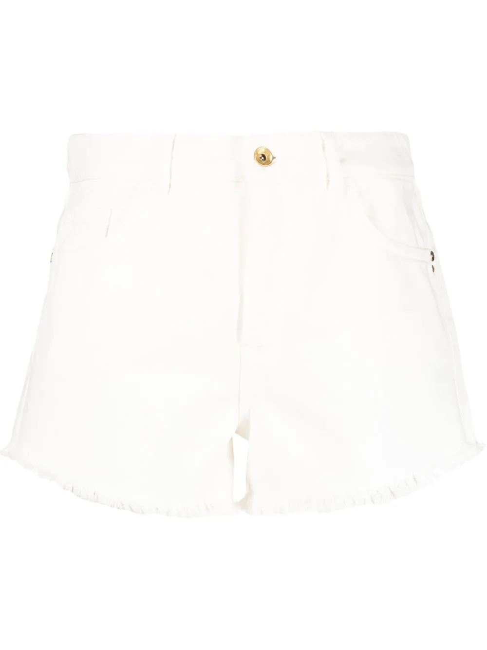 

Patrizia Pepe high-waisted twill shorts - White