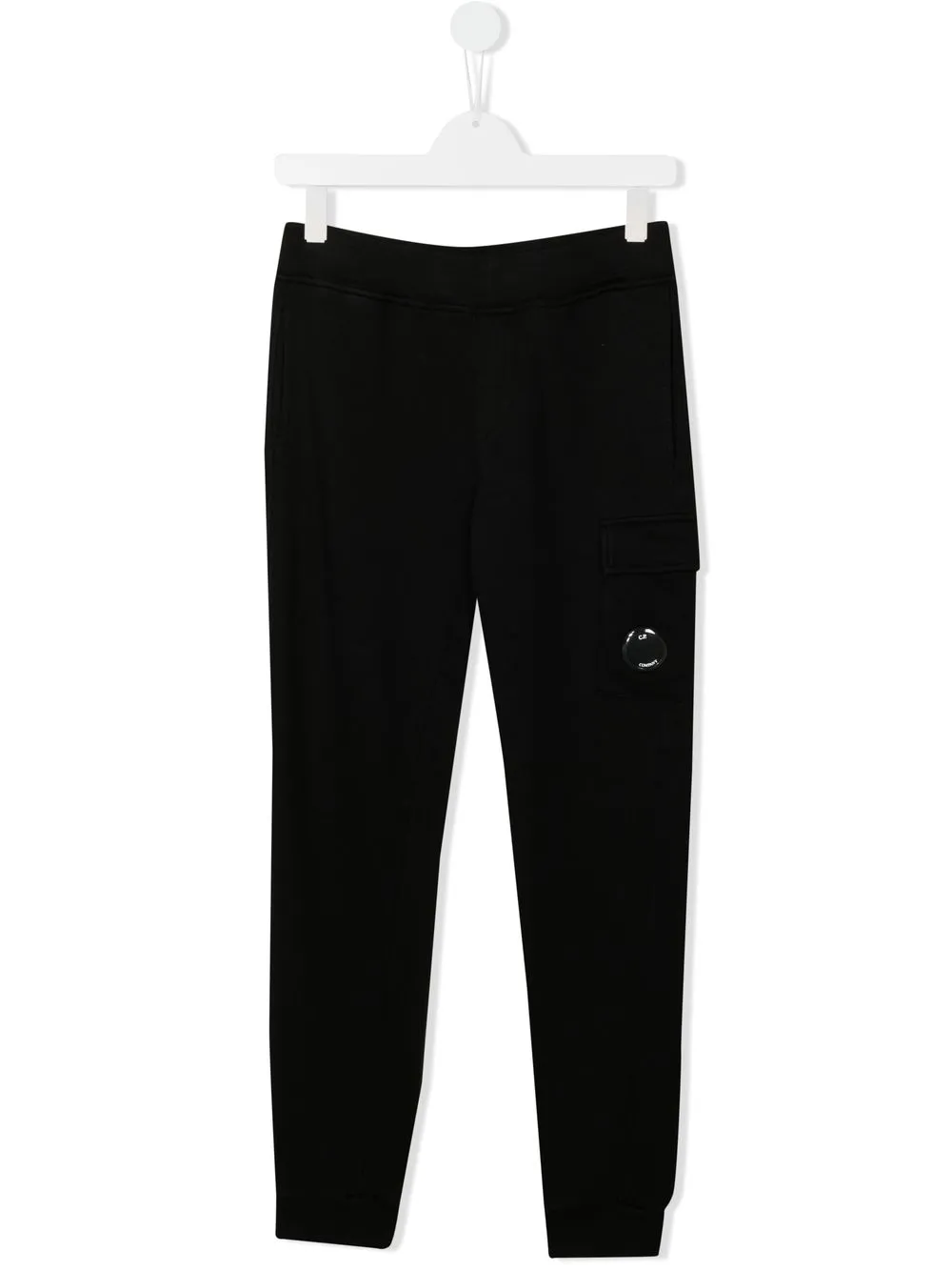 

C.P. Company Kids pants con placa del logo - Negro