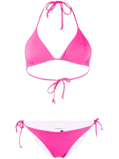 Fisico reversible halterneck bikini