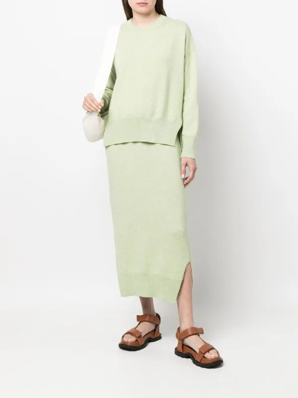 Barrie high-waisted Knit Skirt | Green | FARFETCH IN