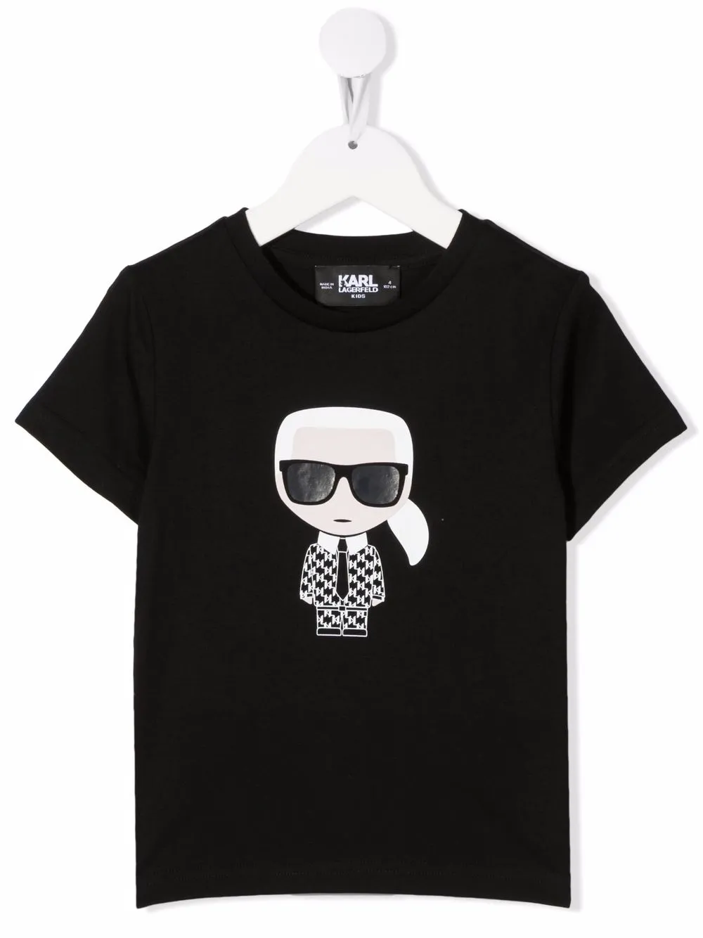 

Karl Lagerfeld Kids playera con estampado Karl - Negro