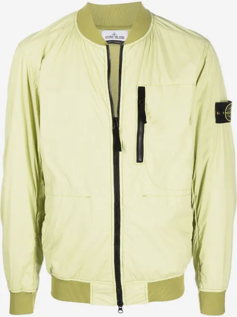 Stone Island Compass-patch zip-up jacket