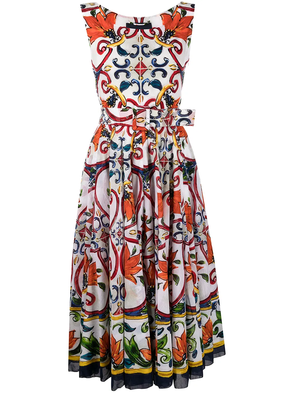 

Samantha Sung vestido skater midi con mosaico estampado - Multicolor