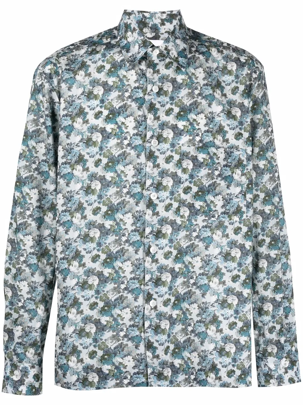 

Xacus camisa con estampado floral - Azul