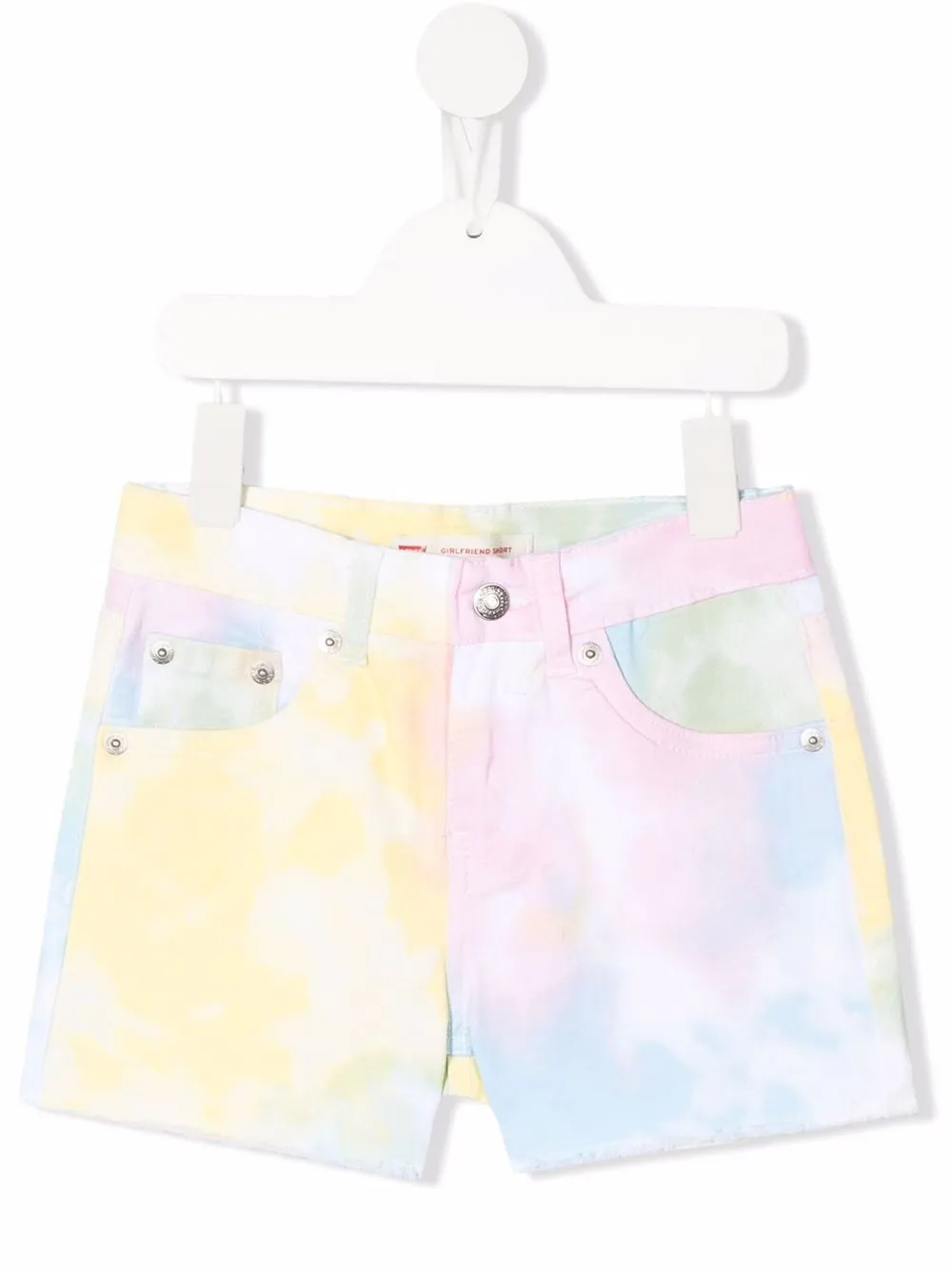 

Levi's Kids bermudas con estampado tie-dye - Rosado