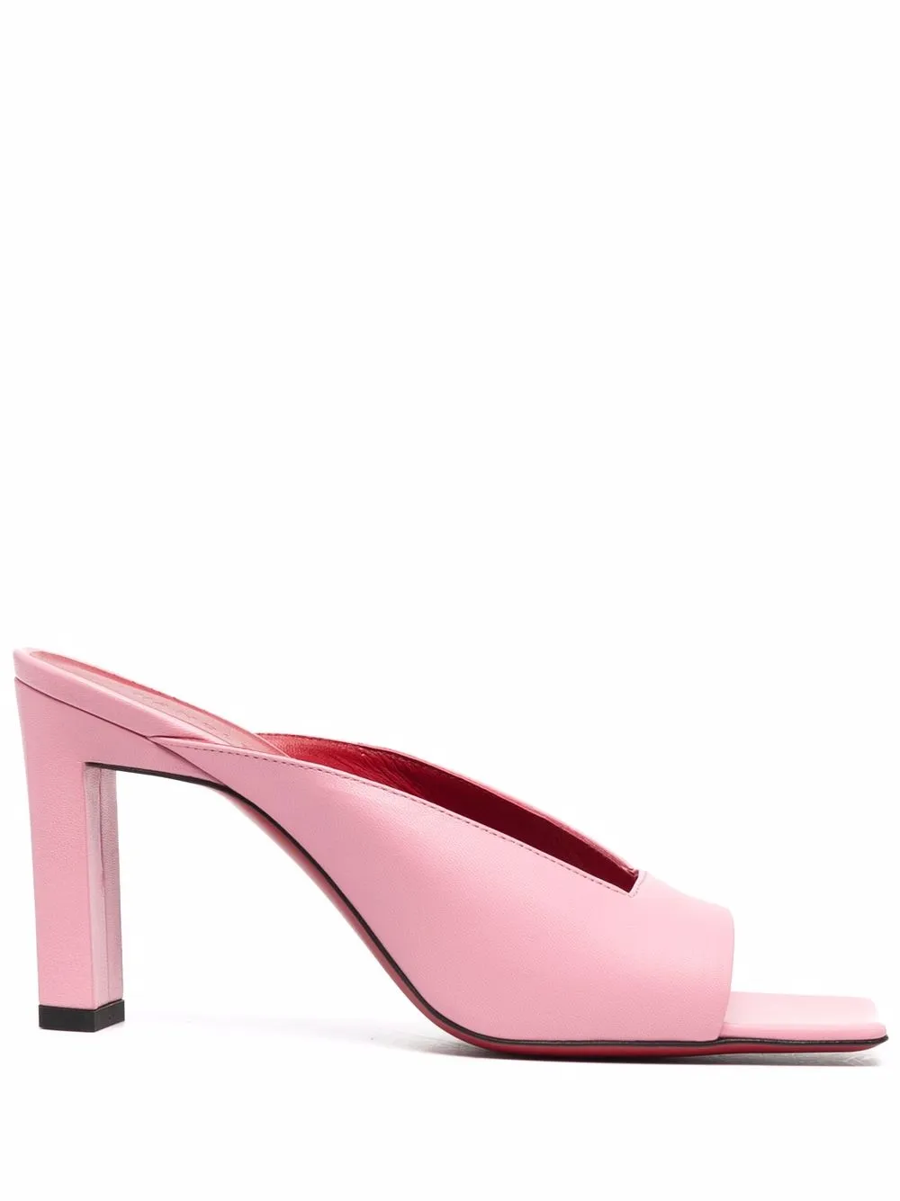 

Wandler mules con puntera cuadrada - Rosado