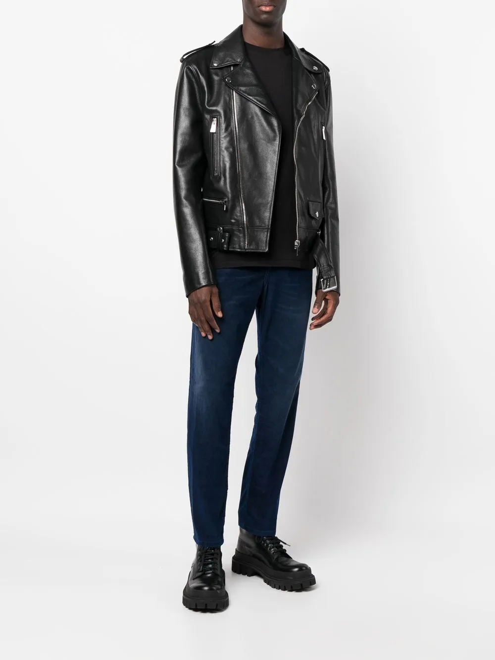 Diesel Jeans met toelopende pijpen - Blauw