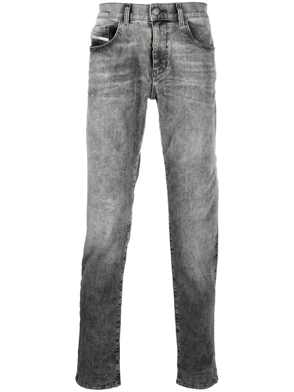 

Diesel 2019 D-Strukt slim stonewash jeans - Grey