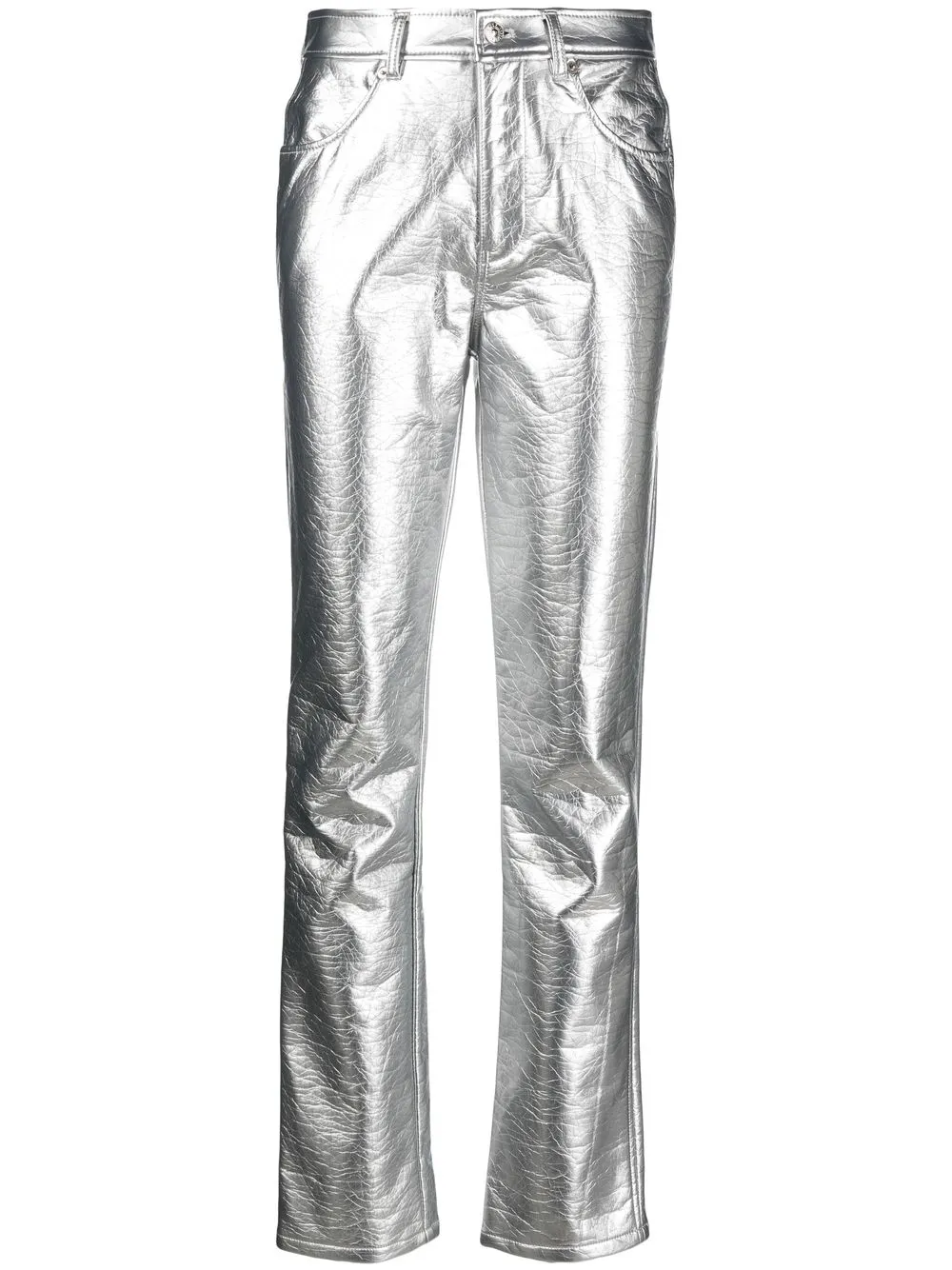 

Diesel P-Arcy Crinkled vinyl pants - Silver