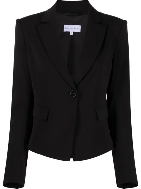 Patrizia Pepe Essential cropped blazer