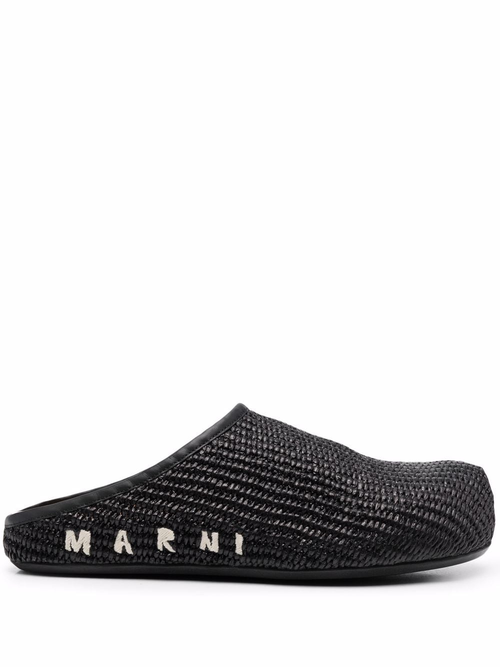 Sabot woven slip-on mules