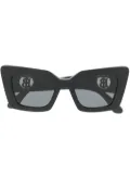 Burberry Eyewear Daisey TB Monogram sunglasses - Black