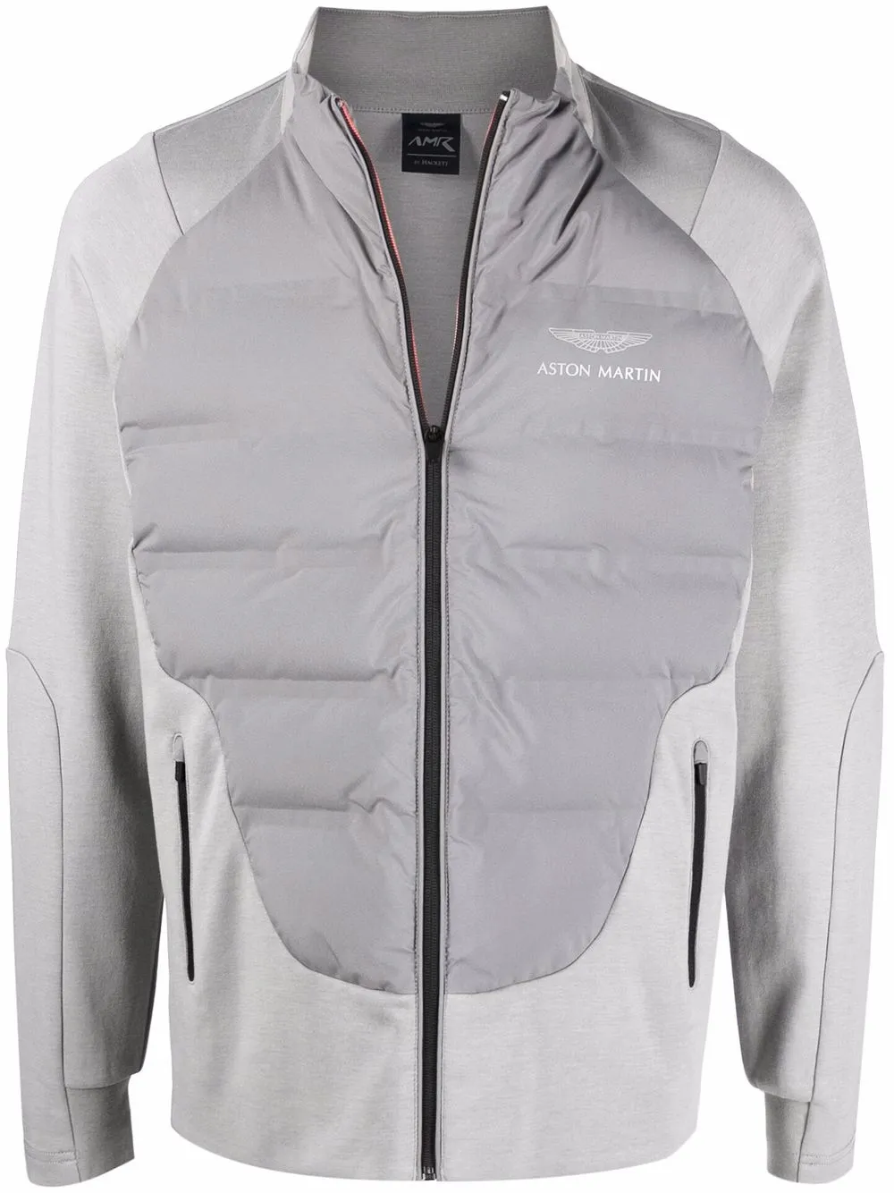 

Hackett chest logo-print jacket - Grey