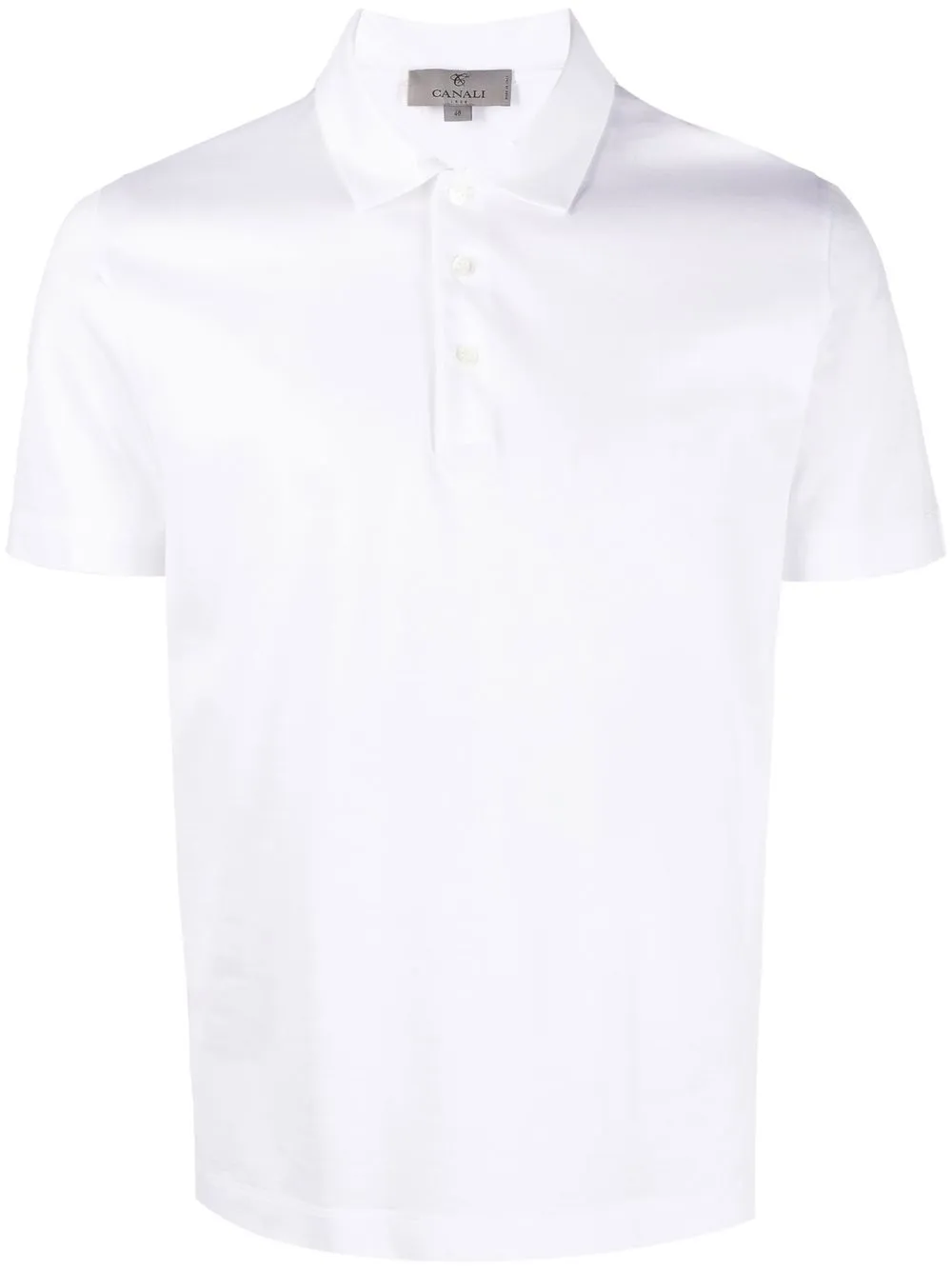 

Canali playera tipo polo manga corta - Blanco