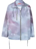 OAMC tie-dye zip-up lightweight jacket - Blue