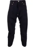 Junya Watanabe MAN cropped-leg jeans - Blue