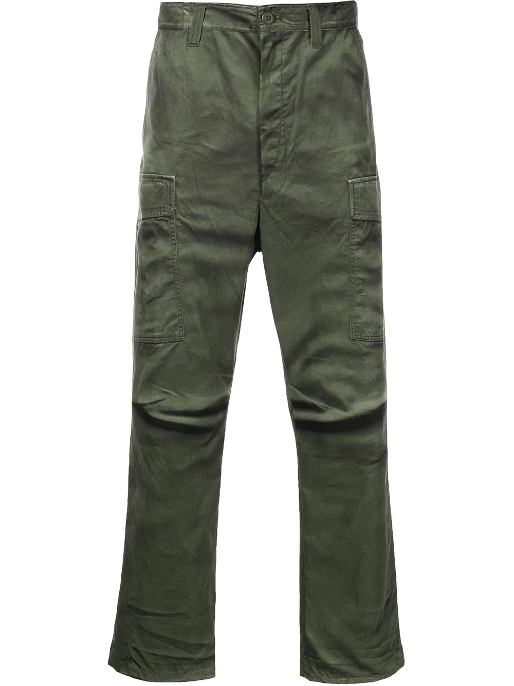 

Junya Watanabe pantalones cargo rectos de tiro medio - Verde