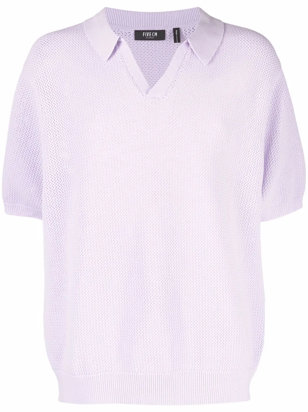 

FIVE CM camisa tipo polo de manga corta - Morado