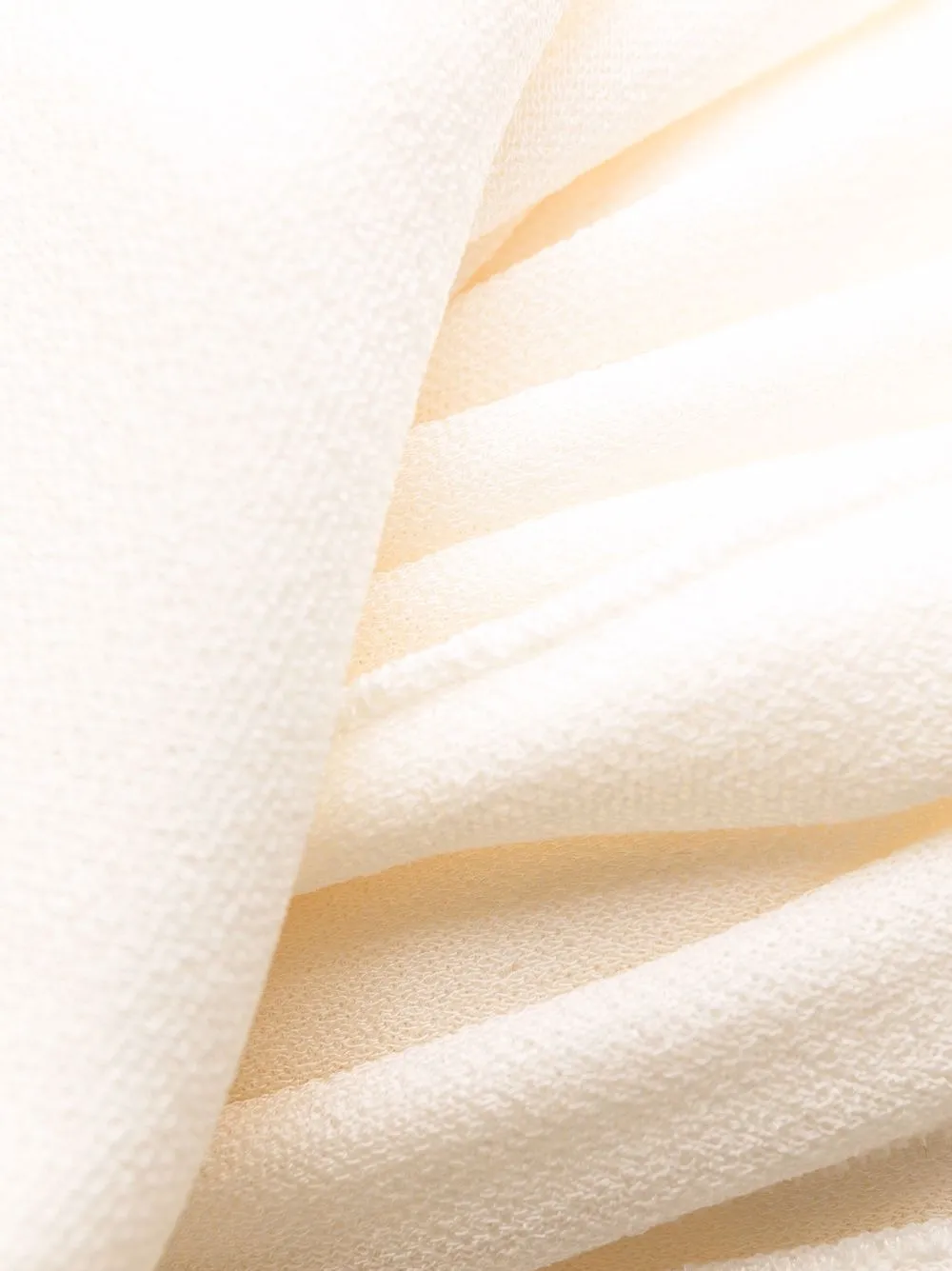 Drop-Waist Knotted Crepe Maxi Dress