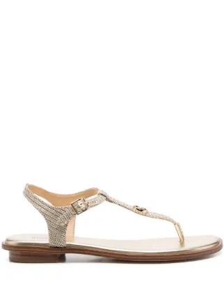 Michael Michael Kors Mallory thong-strap Sandals | Neutrals | FARFETCH GE