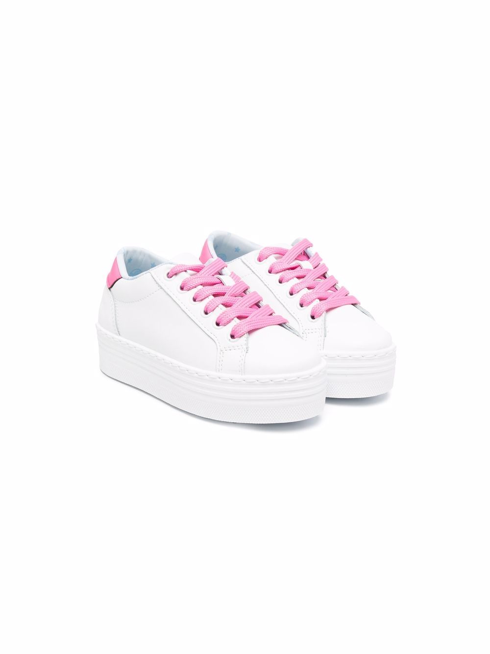 

Chiara Ferragni Kids tenis bajos Eyestar - Blanco