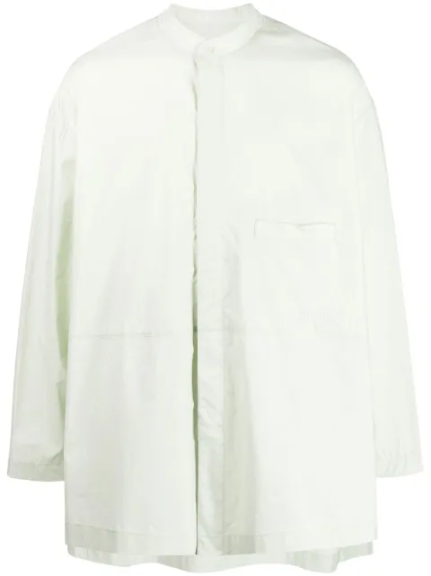 AMBUSH band-collar cotton shirt