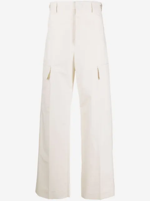 Jil Sander pantalones cargo con bolsillos