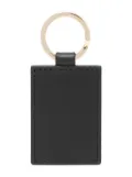 Paul Smith logo-detail leather keyring - Black