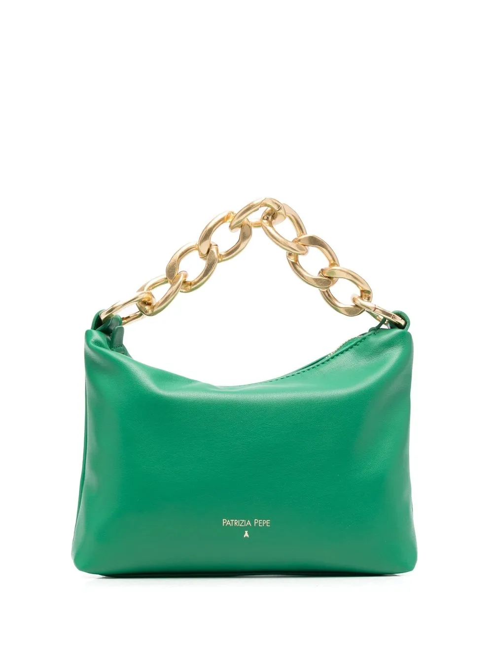 

Patrizia Pepe tote con correa de cadena - Verde