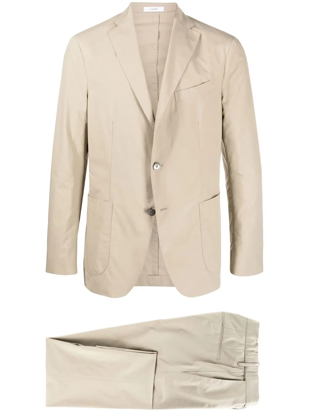 

Boglioli single-breasted tailored suit - Neutrals