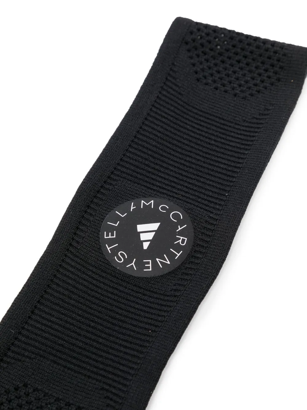 Adidas By Stella Mccartney Logo-print Headband In Schwarz