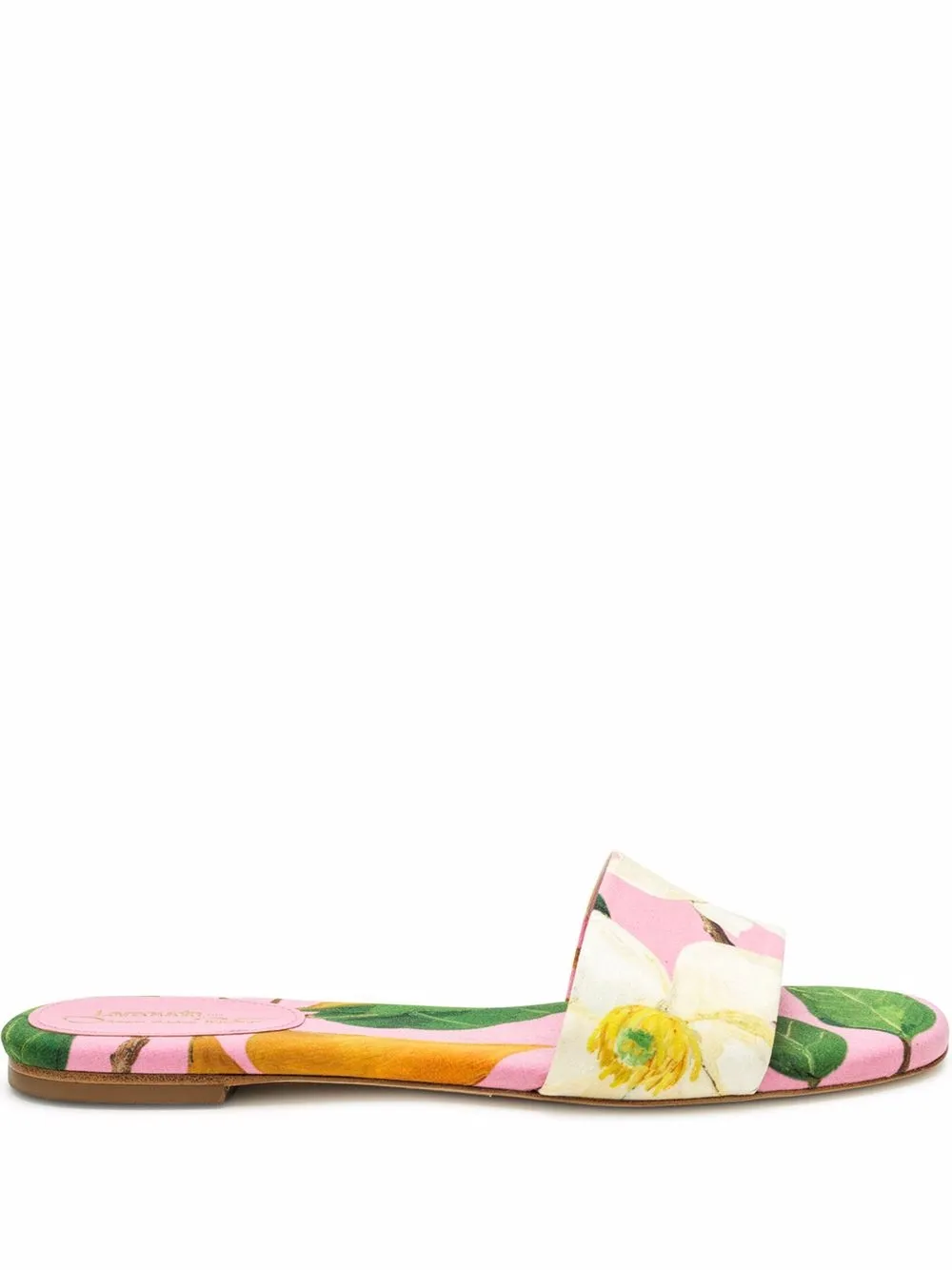 

Oscar de la Renta sandalias Ivy con estampado floral - Rosado