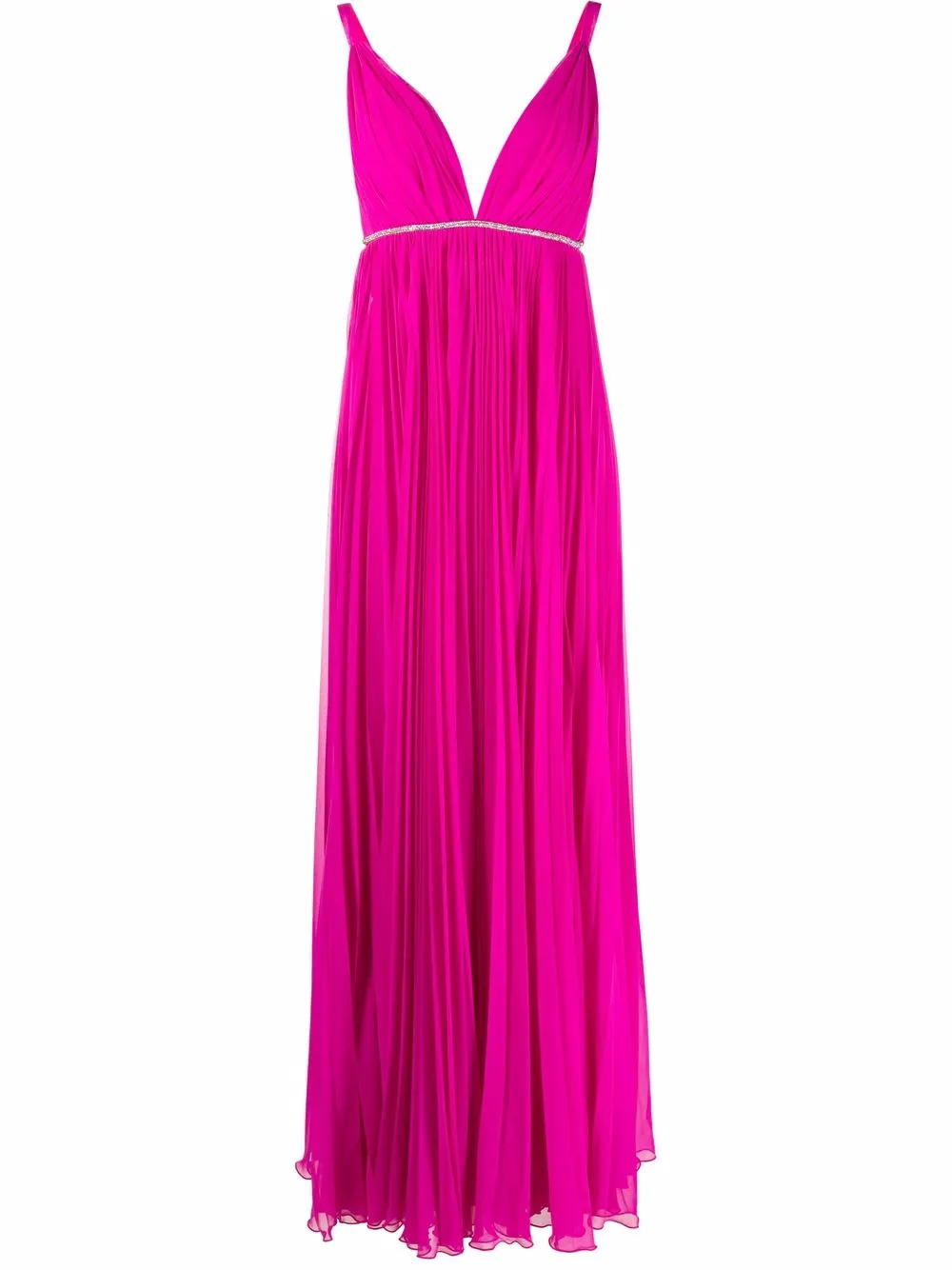 TASSOS MITROPOULOS Pleated Sleeveless Gown - Farfetch