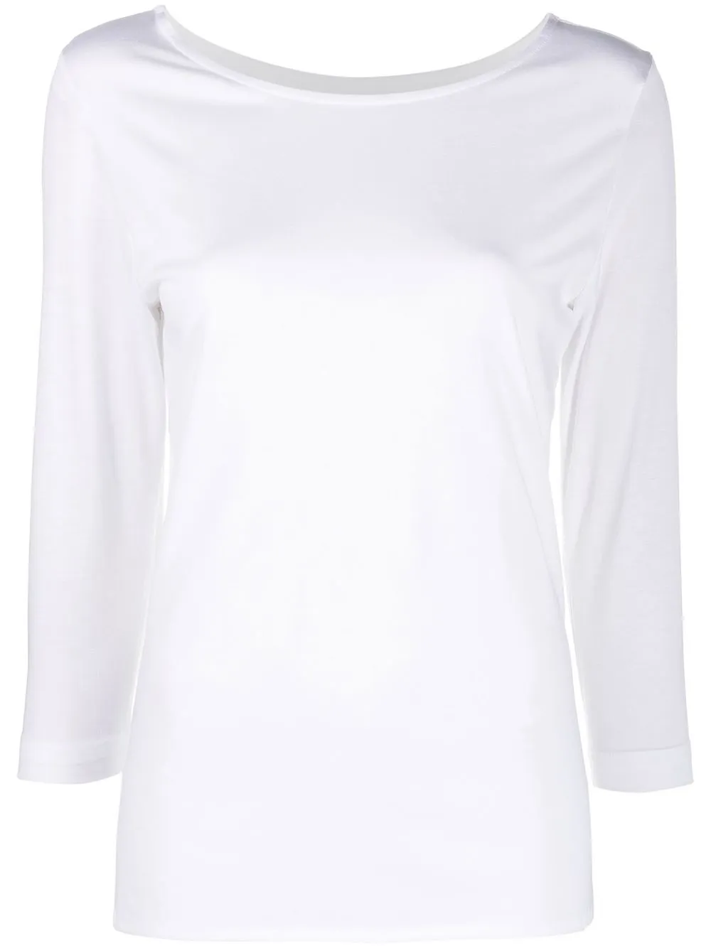 Majestic Round Neck T-shirt In White