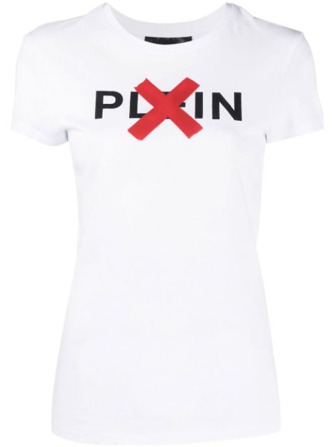 Philipp Plein logo-print cotton T-shirt Women