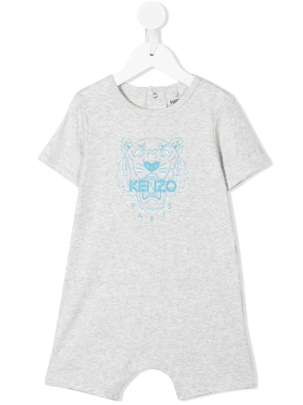 Kenzo Kids Onesie met logoprint Grijs