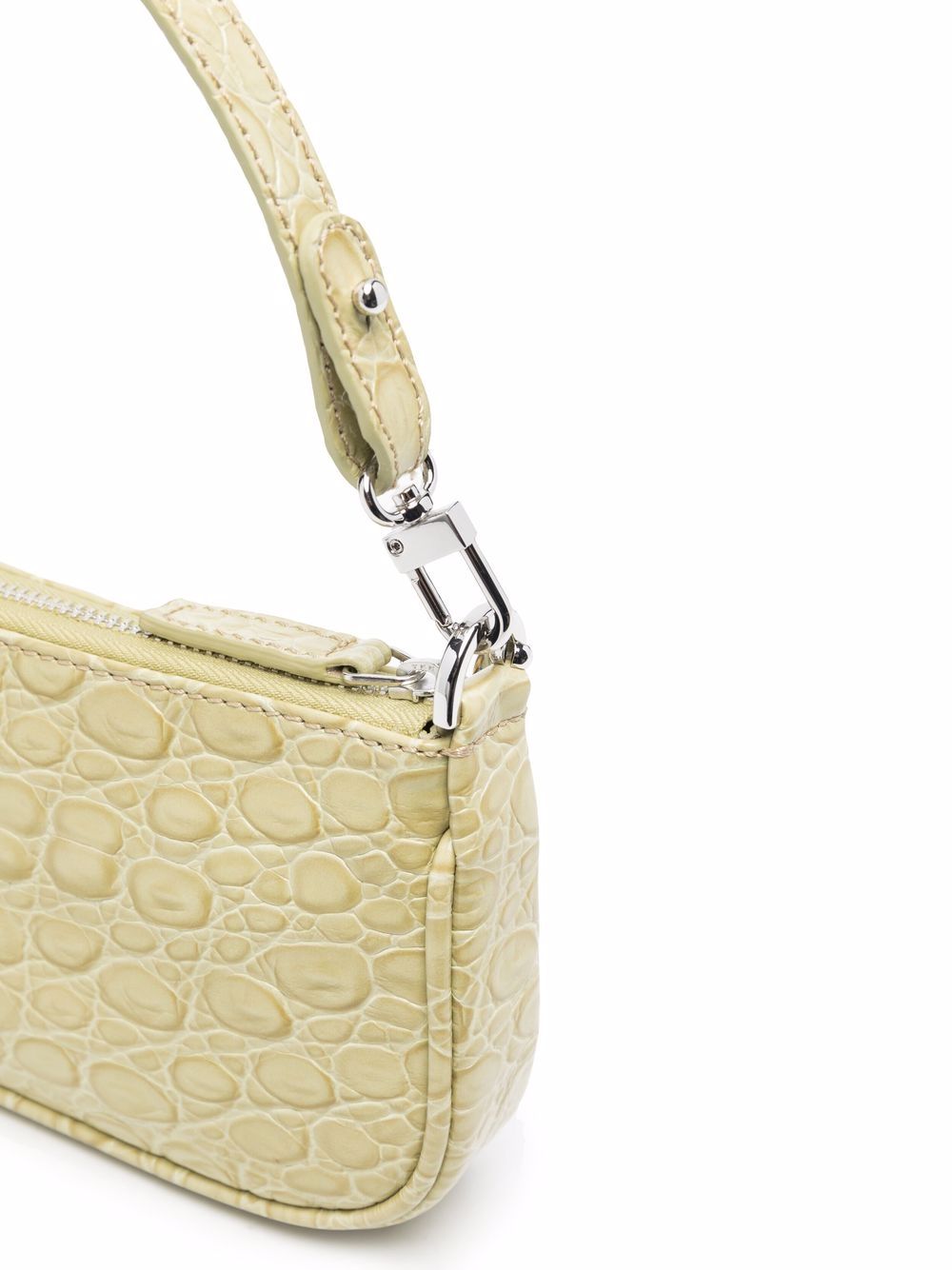 BY FAR Mini Rachel Croc Embossed Bag - Farfetch