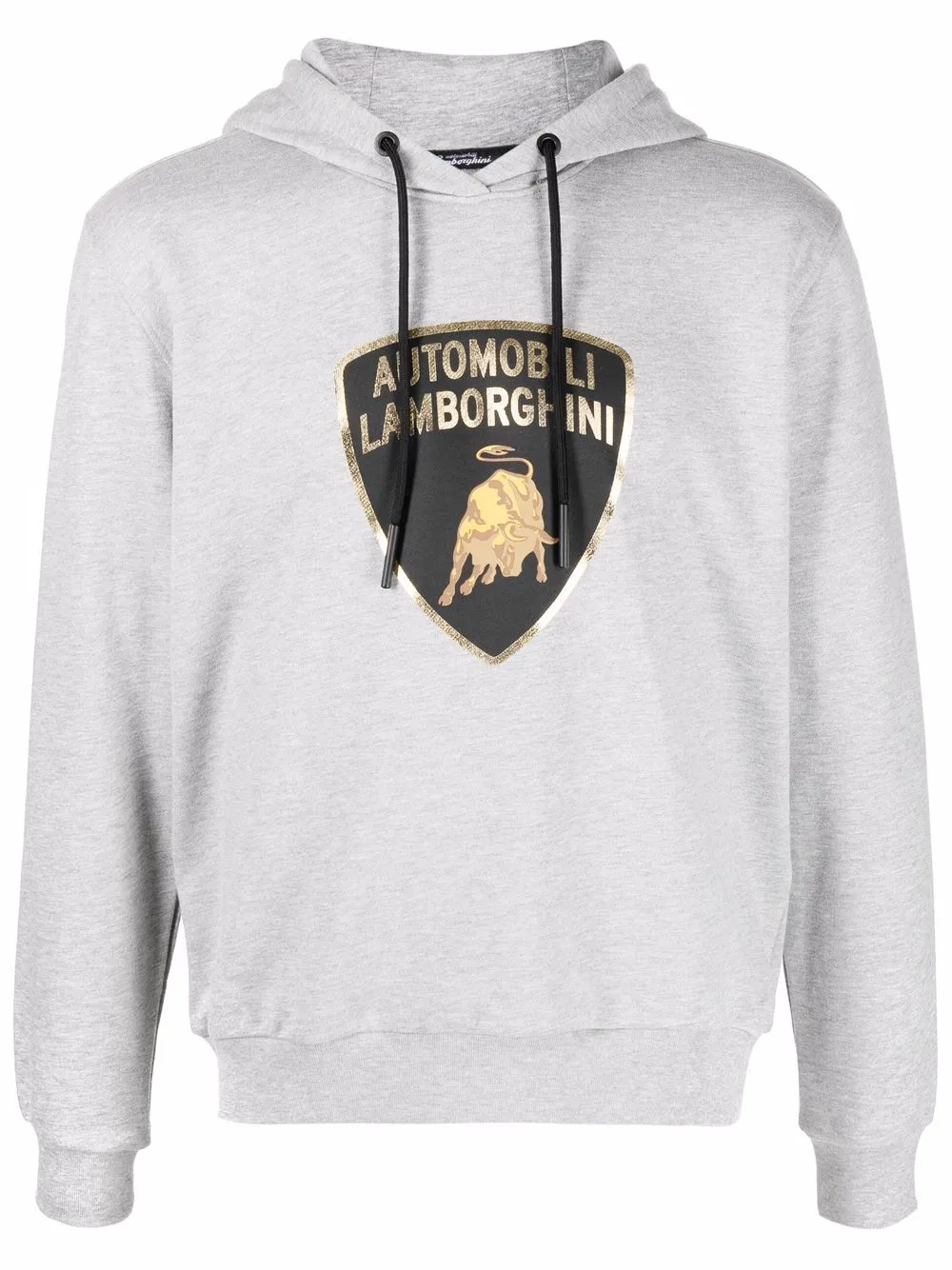 

Automobili Lamborghini hoodie con logo estampado - Gris