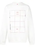 OAMC graphic-print cotton sweatshirt - White
