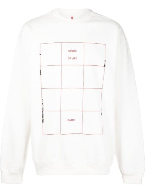 OAMC sweatshirt med grafisk tryk 